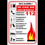 Indicator dati alarma in caz de incendiu